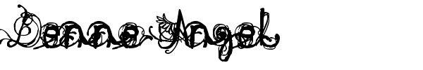 Denne Angel font preview